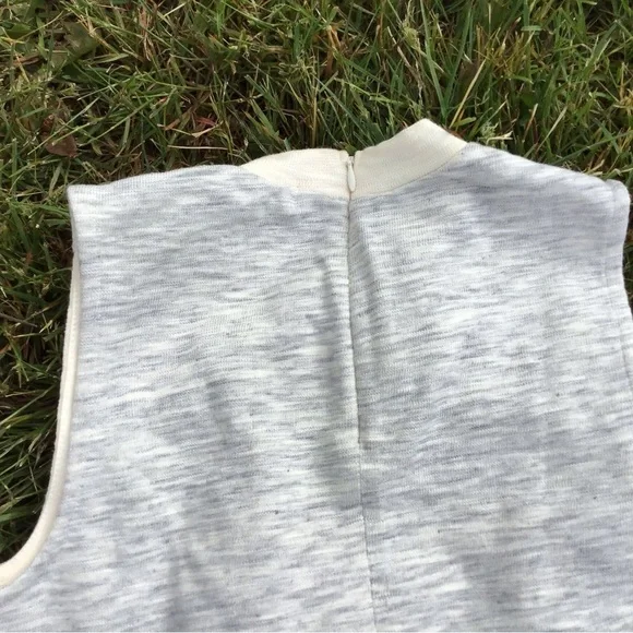 Madewell Mixtape Colorblock Heathered Mock Neck Sleeveless Knit Top Size Small - Picture 6 of 6